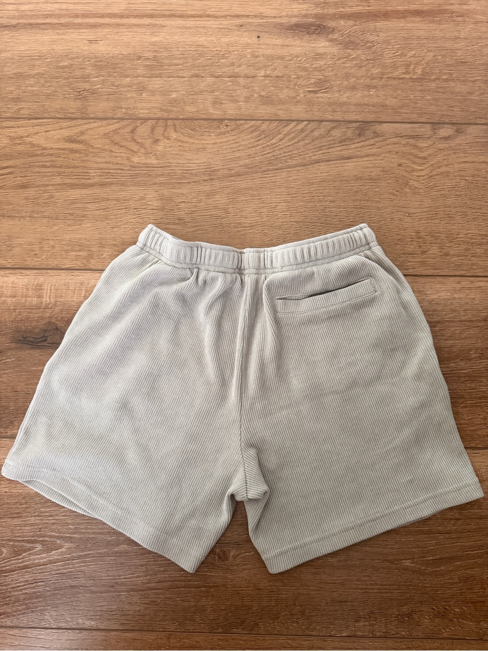 Men's Casual Ribbed Drawstring Shorts - Picture 5 of 6
